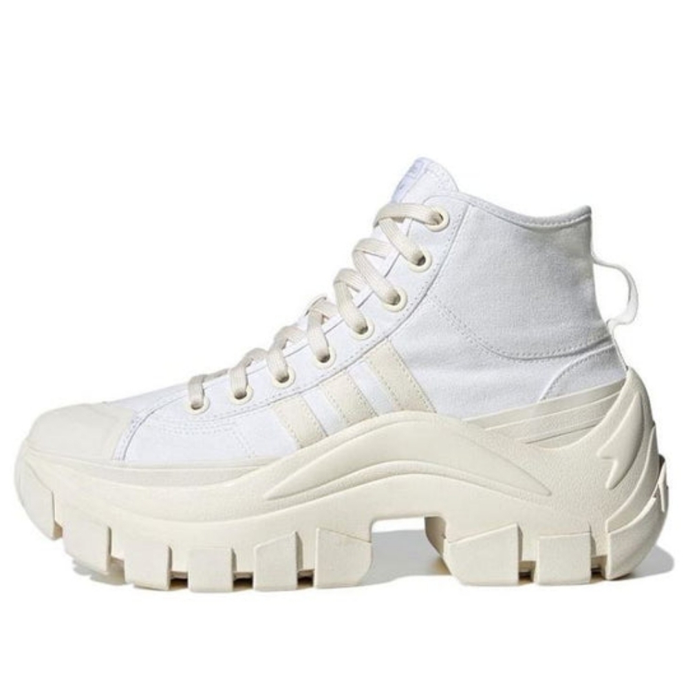 Adidas Nizza Hi XY22 'Cloud White' platform sneakers